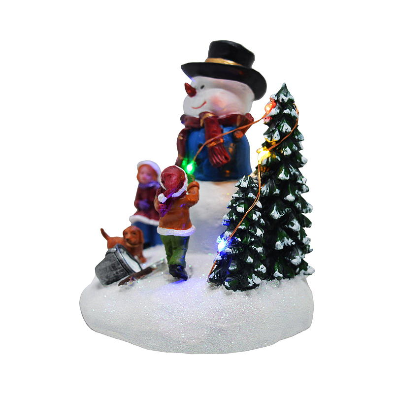 Light IT Julelandsby figur m/lys