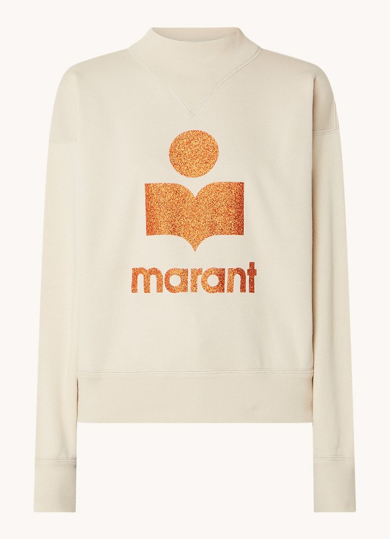 Maglione Moby di Isabel Marant con stampa logo e paillettes