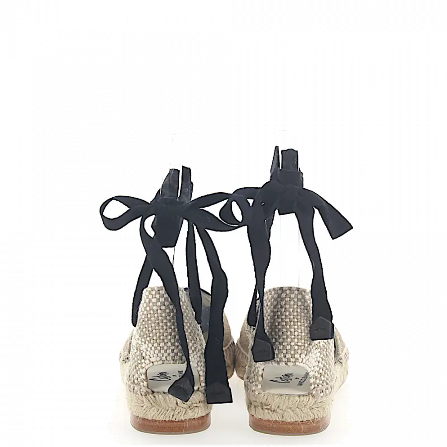 CASTAÑER BY MANOLO BLAHNIK - Espadrilles MANOLO FLAT Textil beige - beige