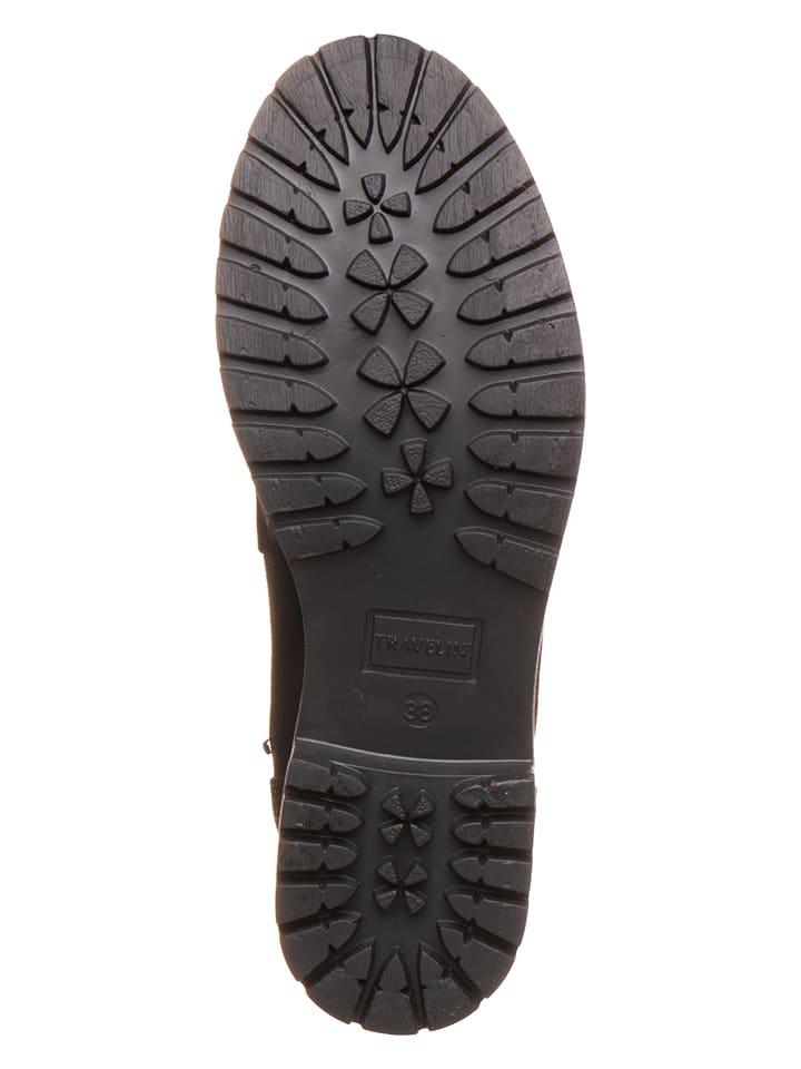 TRAVELIN' Leder-Boots in Schwarz günstig kaufen