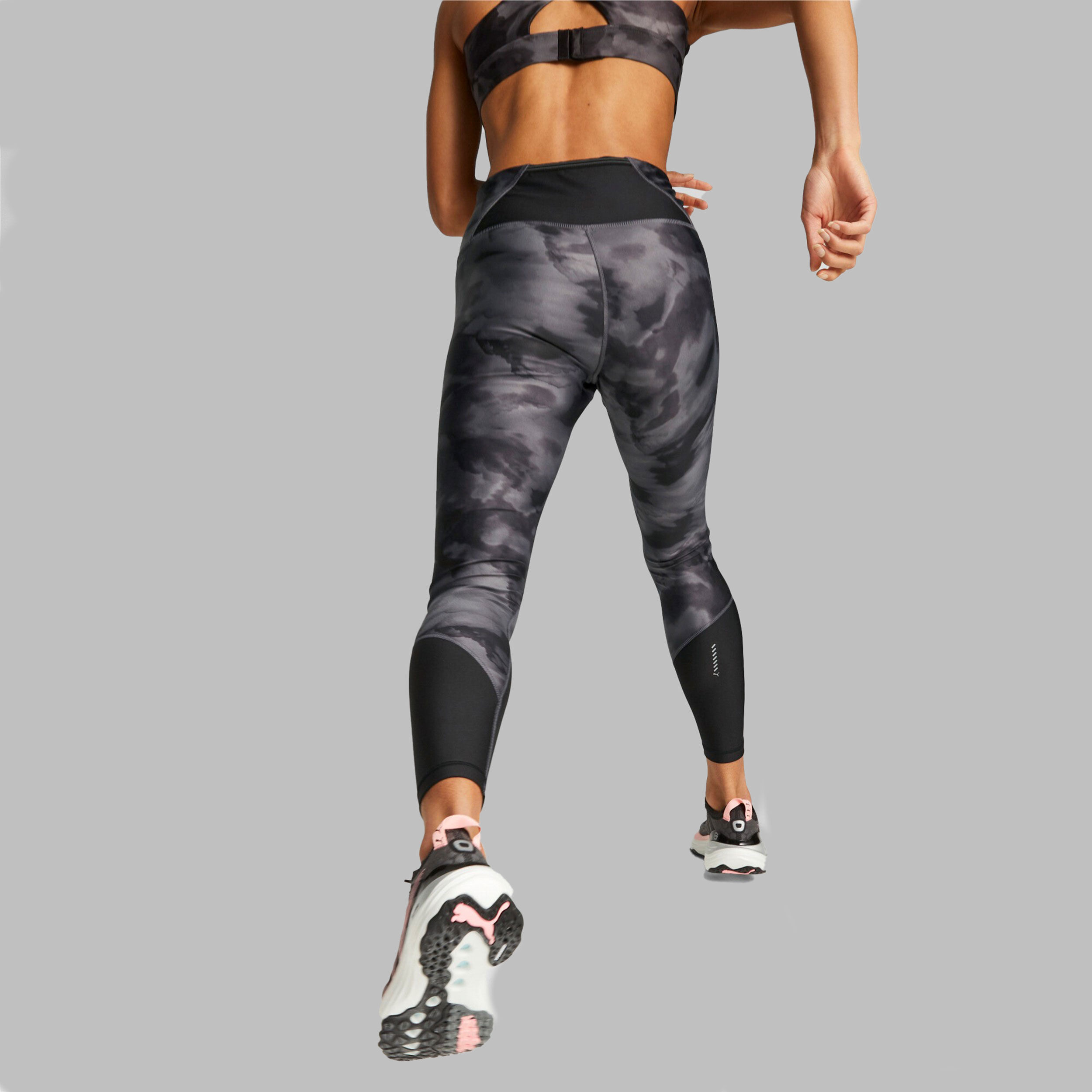 Run Ultraform All Over Print Highwaist FL Tight Damen - Schwarz