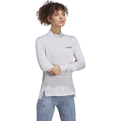 DAMEN SHIRT W MT HALF ZI LS