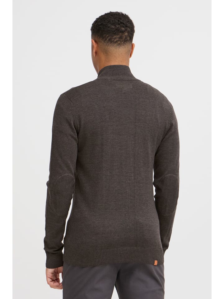 BLEND Strickjacke BHNorman 20704789ME Cardigan mit Reißverschluss in dunkelgrau günstig kaufen XXL