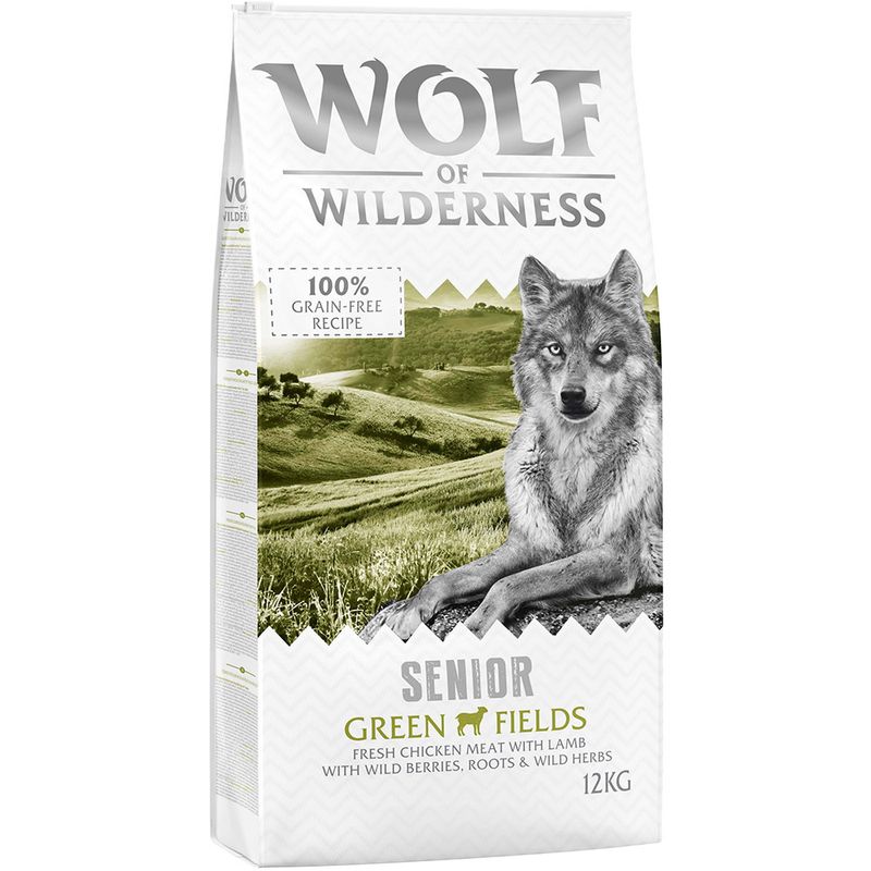 Wolf of Wilderness Senior 'Green Fields' - Lamm