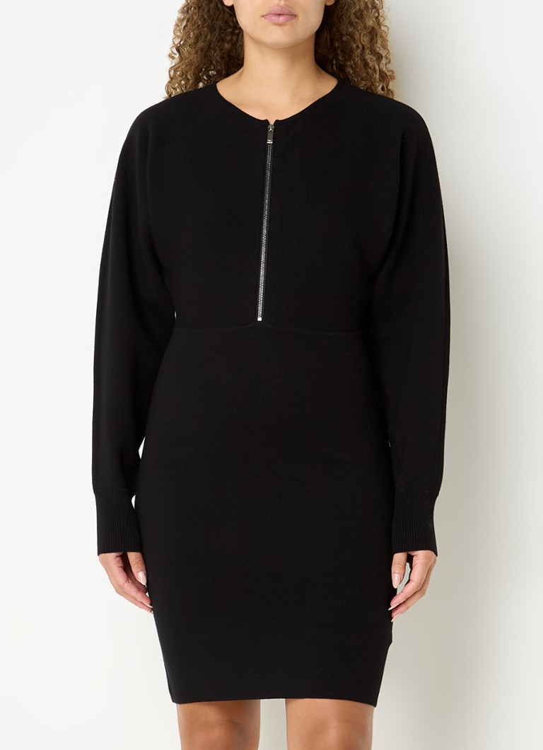 Μίνι φόρεμα MaxMara Rodi από λεπτό πλεκτό μαλλί με ανάμεικτο σχέδιο