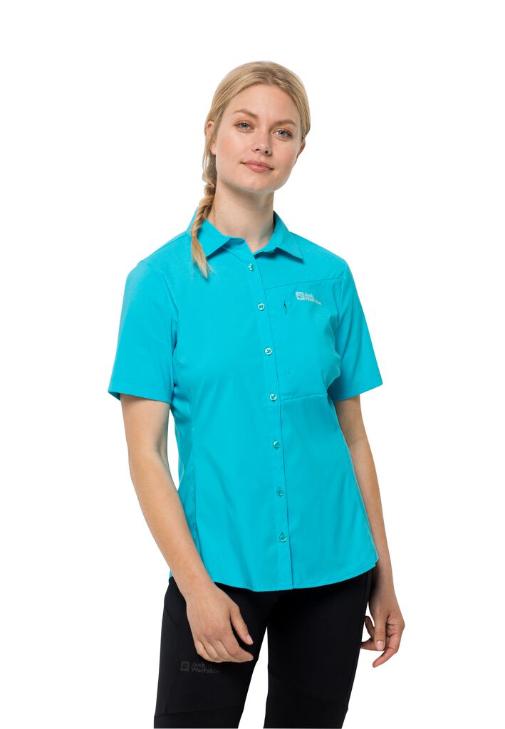 HEIDETAL SHIRT W Kurzwarm Wanderbluse Damen