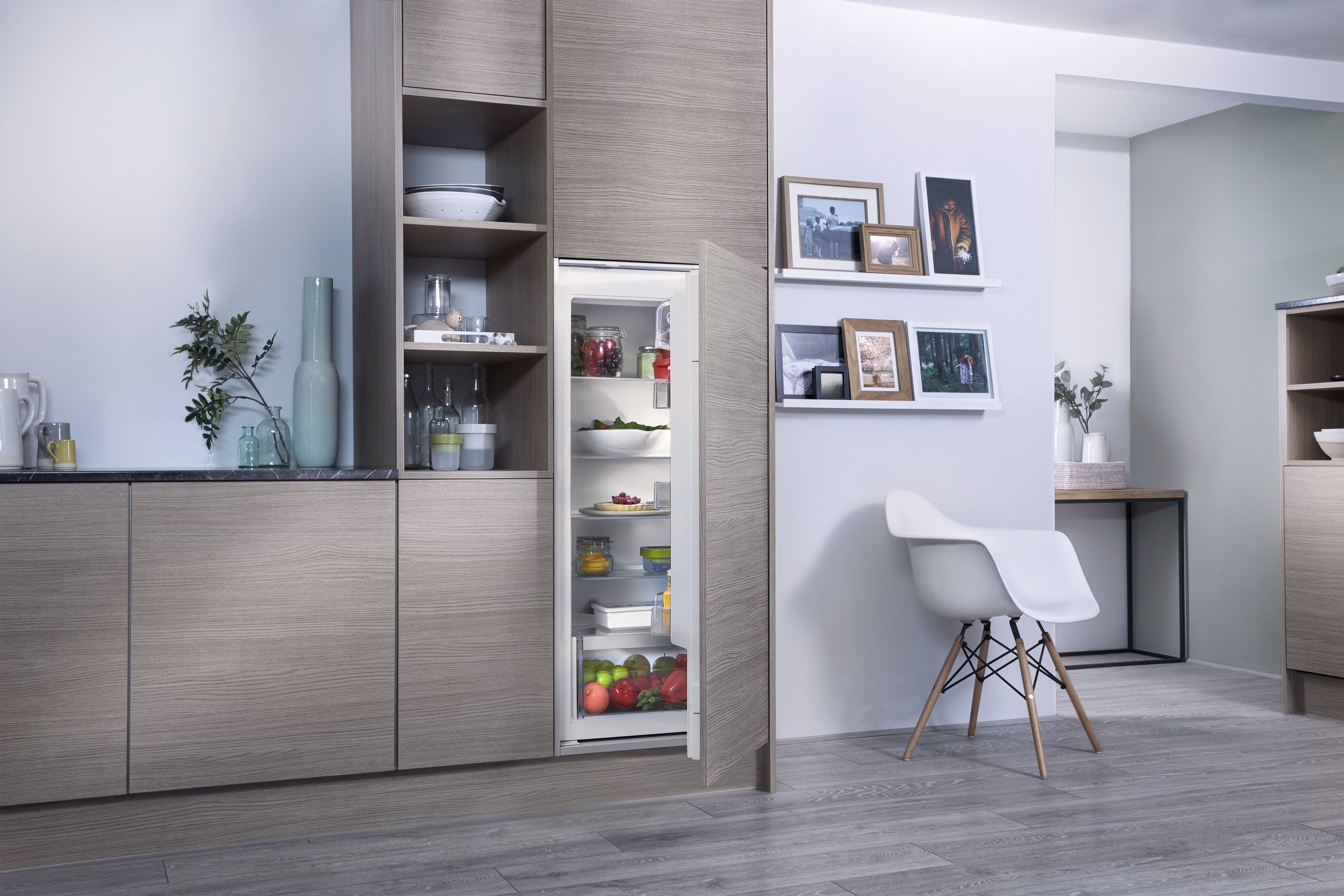 BAUKNECHT Einbaukühlschrank KSI 12VF2, 122 cm hoch, 55,7 cm breit