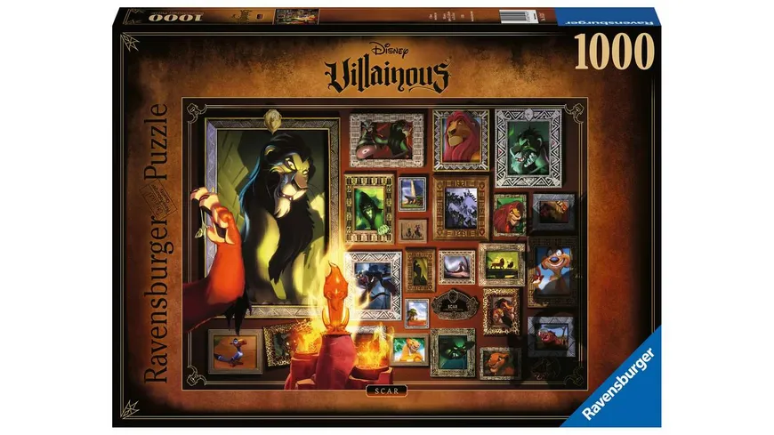 Ravensburger Puzzle - Scar - 1000 Teile  Villainous Puzzle