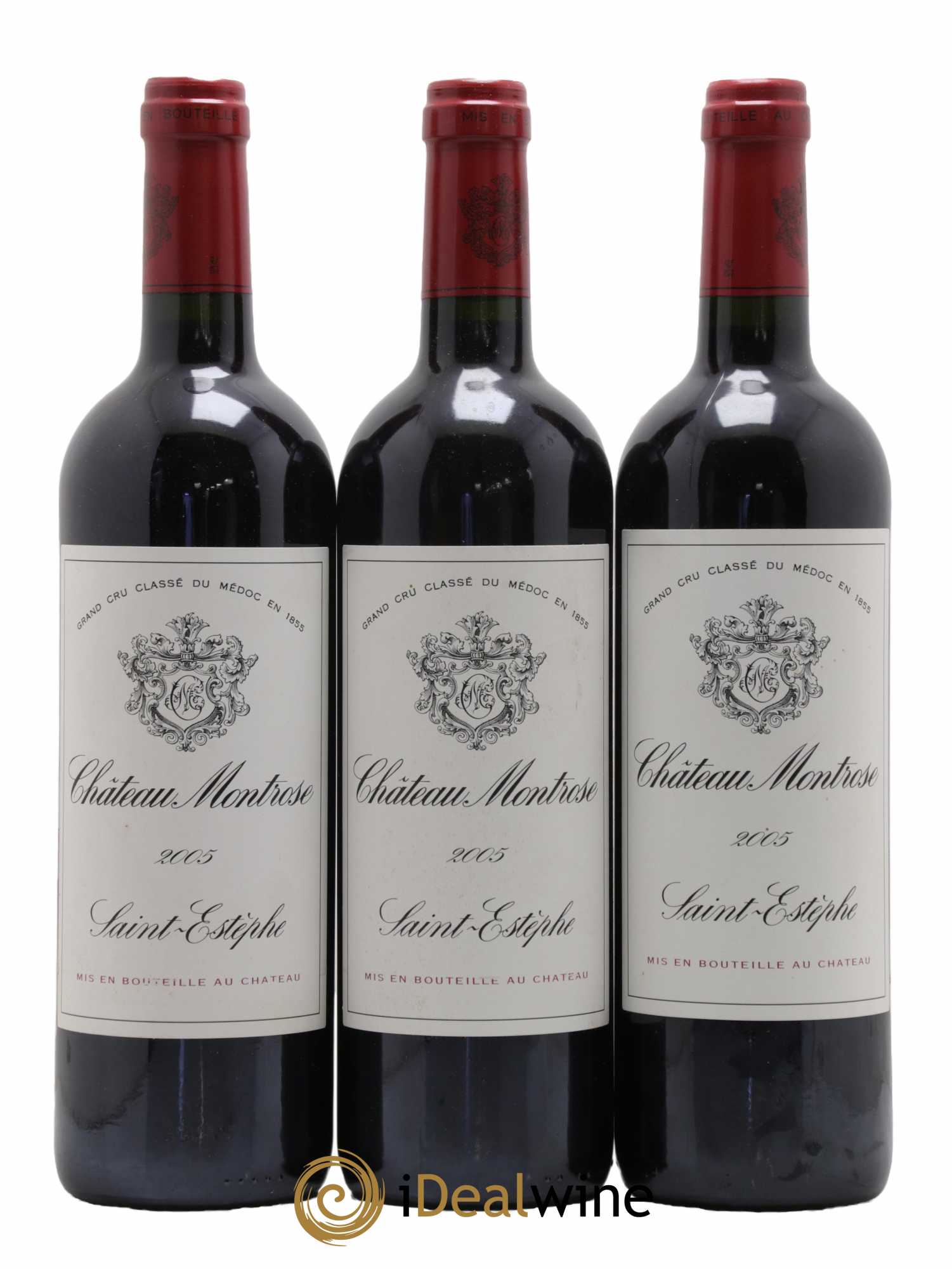 Château Montrose 2ème Grand Cru Classé  2005 - Lot de 3 Bouteilles