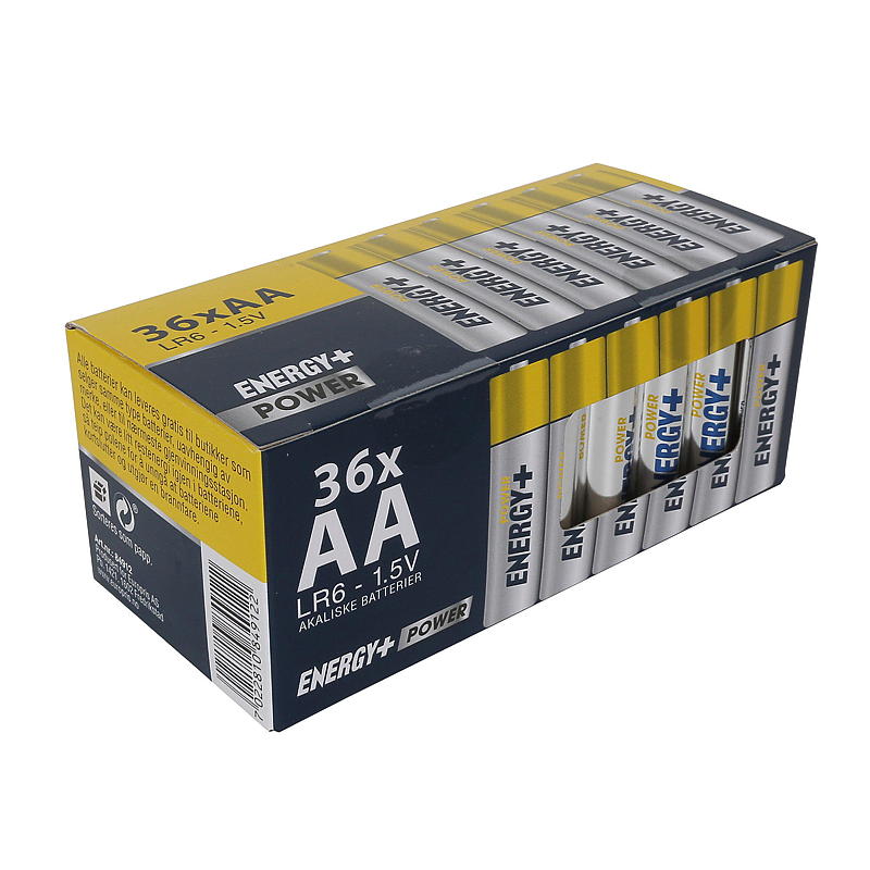 Energy Batteri AA 36-pk, Power Energy