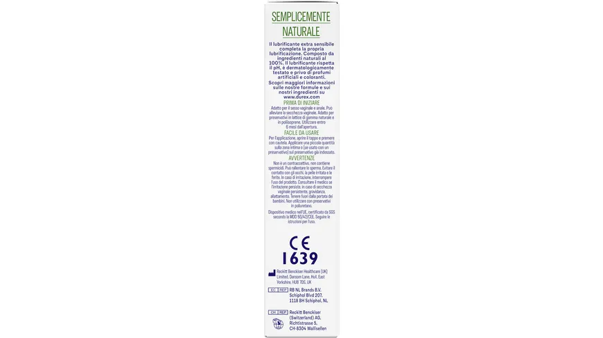 Durex Gleitgel Natural Extra Sensitive