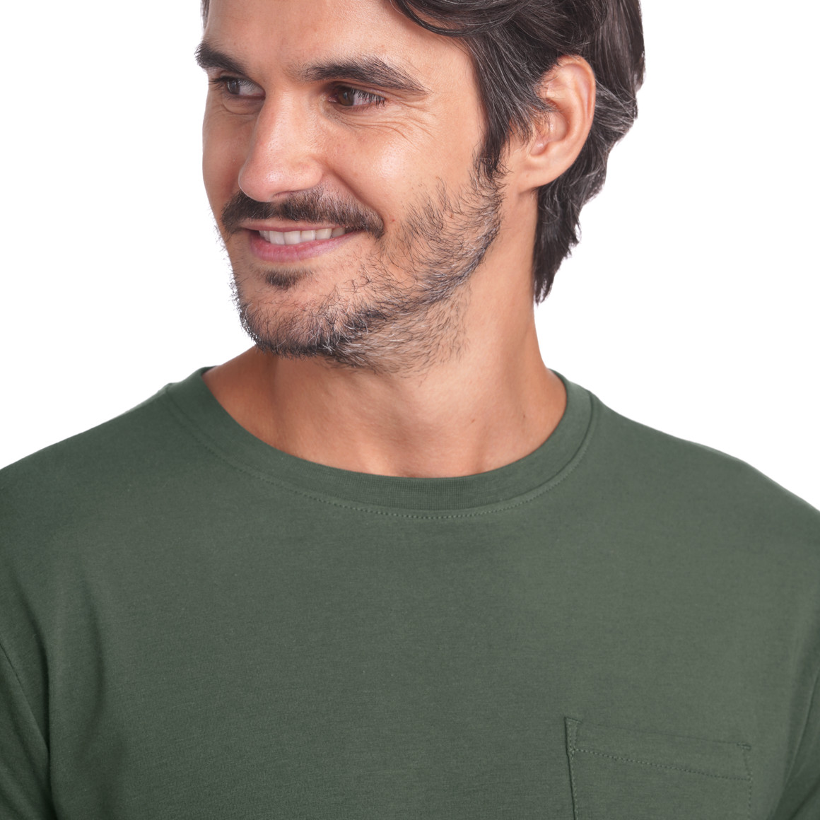 Herren Schlafshirt mit Brusttasche