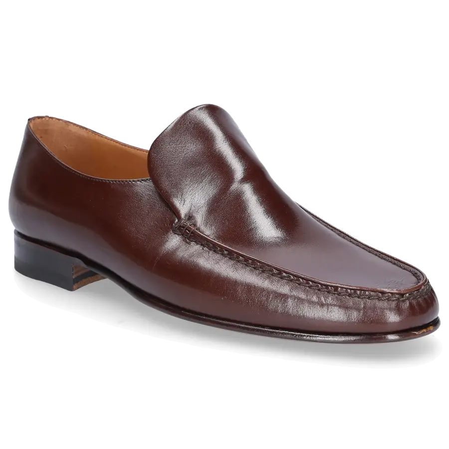 Moreschi - Loafer Känguruleder - braun
