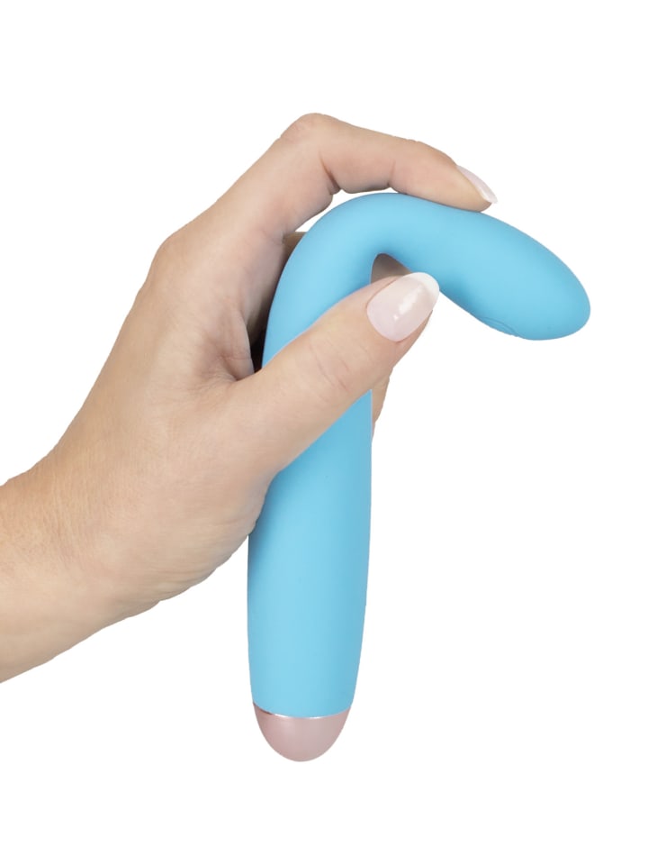 Cuties Vibrator Mini Vibrator in blau günstig kaufen 18,5 cm