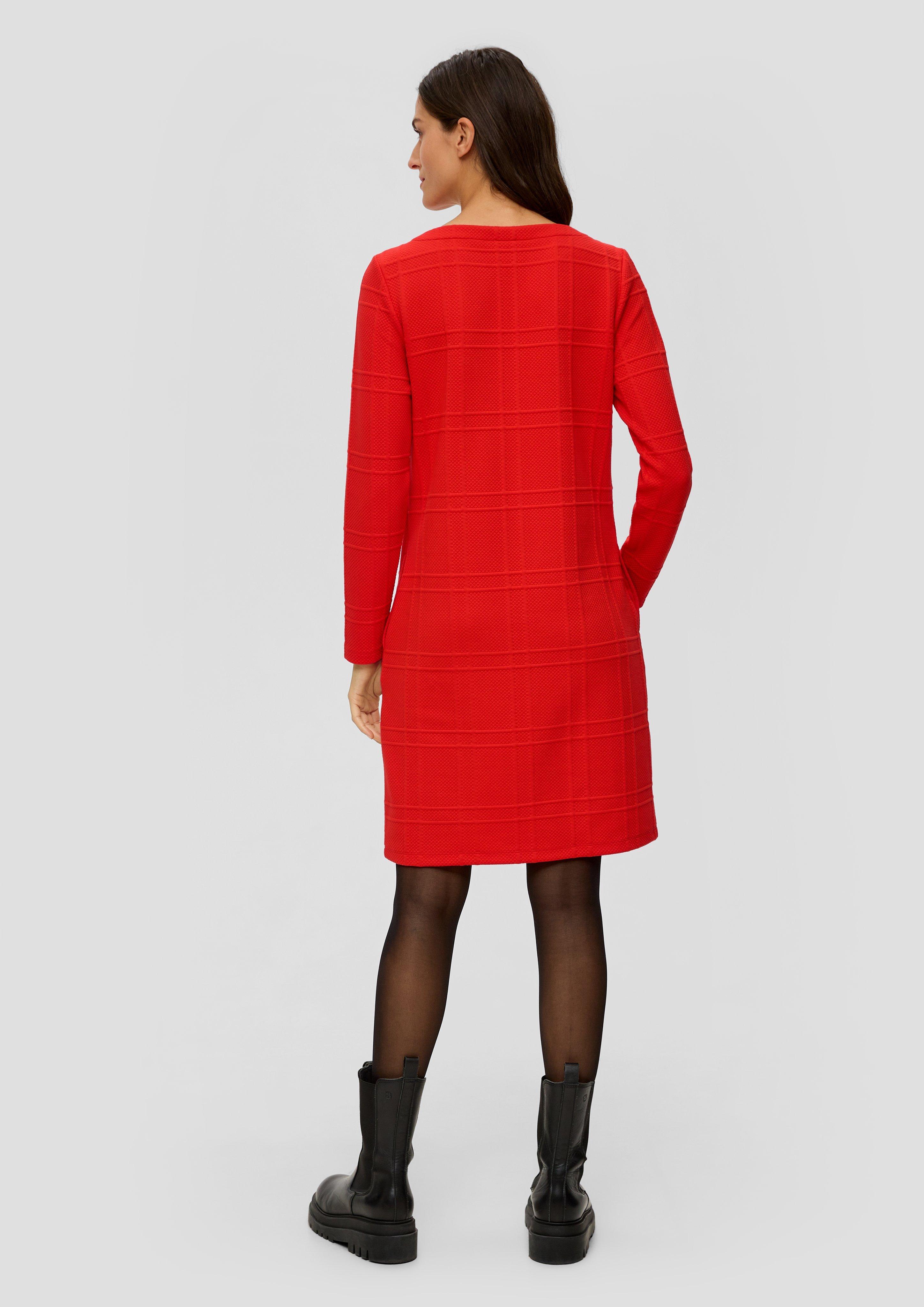 Jacquard-Kleid mit Viskose  2143031-3074