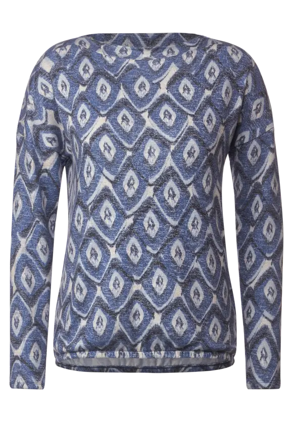 CECIL Shirt mit Rhombus Print