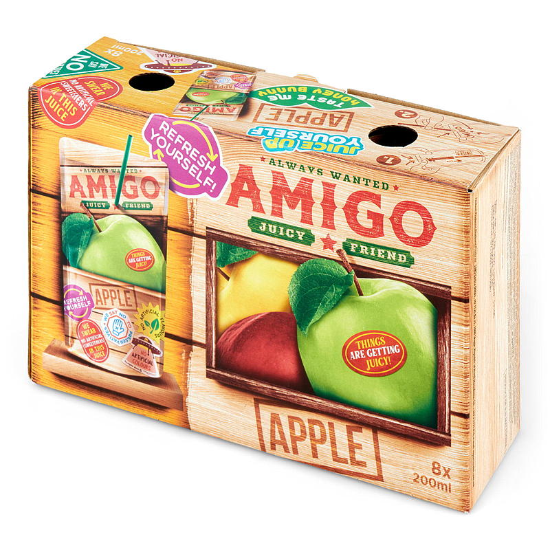 Amigo Fruktdrikk 8x200 ml Amigo eple