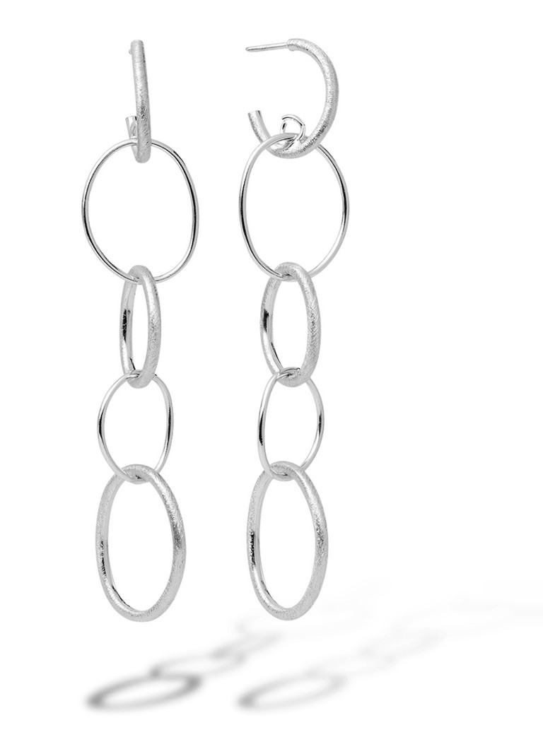 Casa Jewelry Luna S silver drop earrings