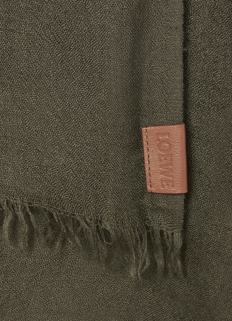 Eșarfă LOEWE din cașmir 195 x 70 cm