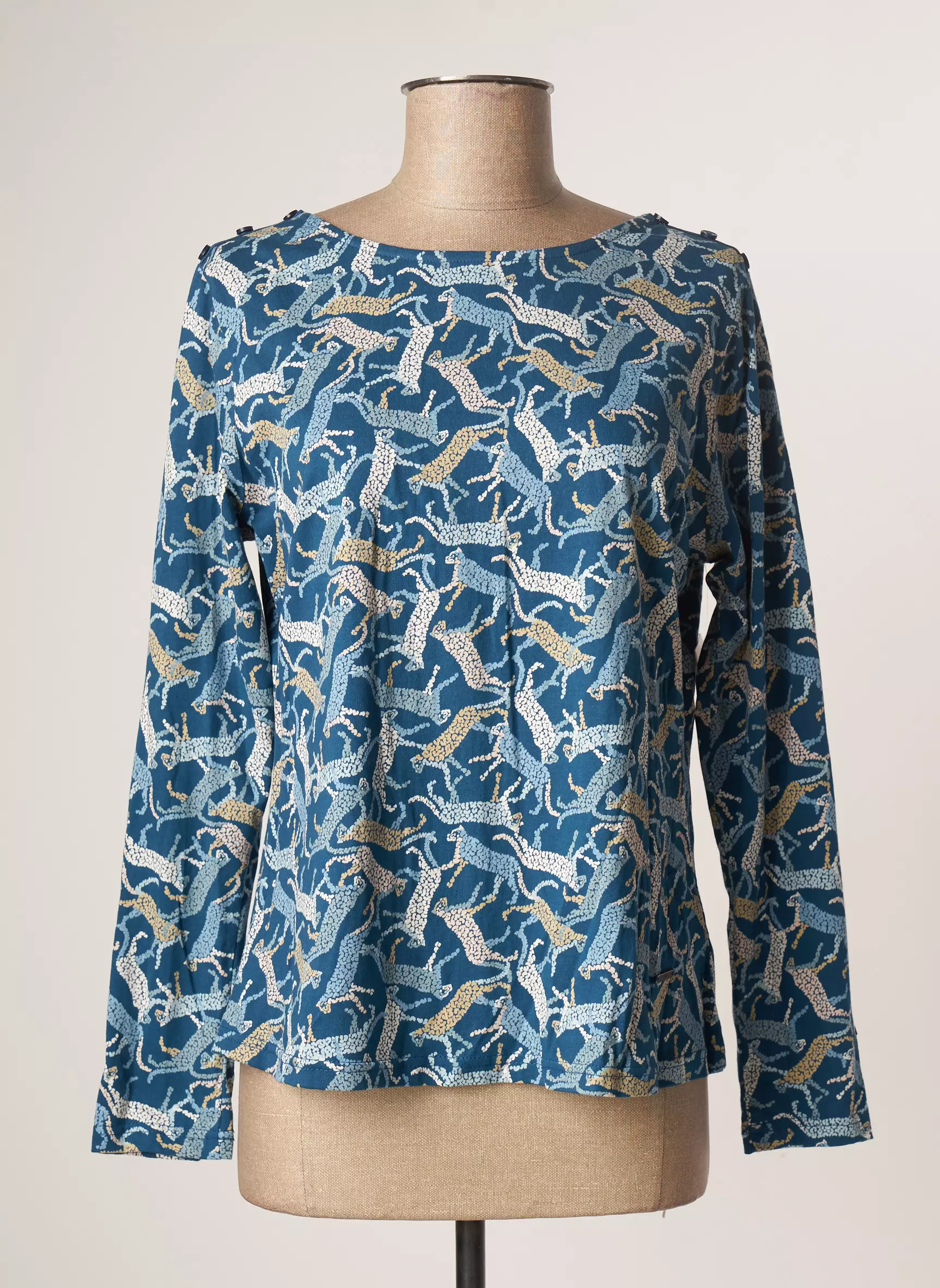 Agathe   Louise Tshirts Femme couleur bleu