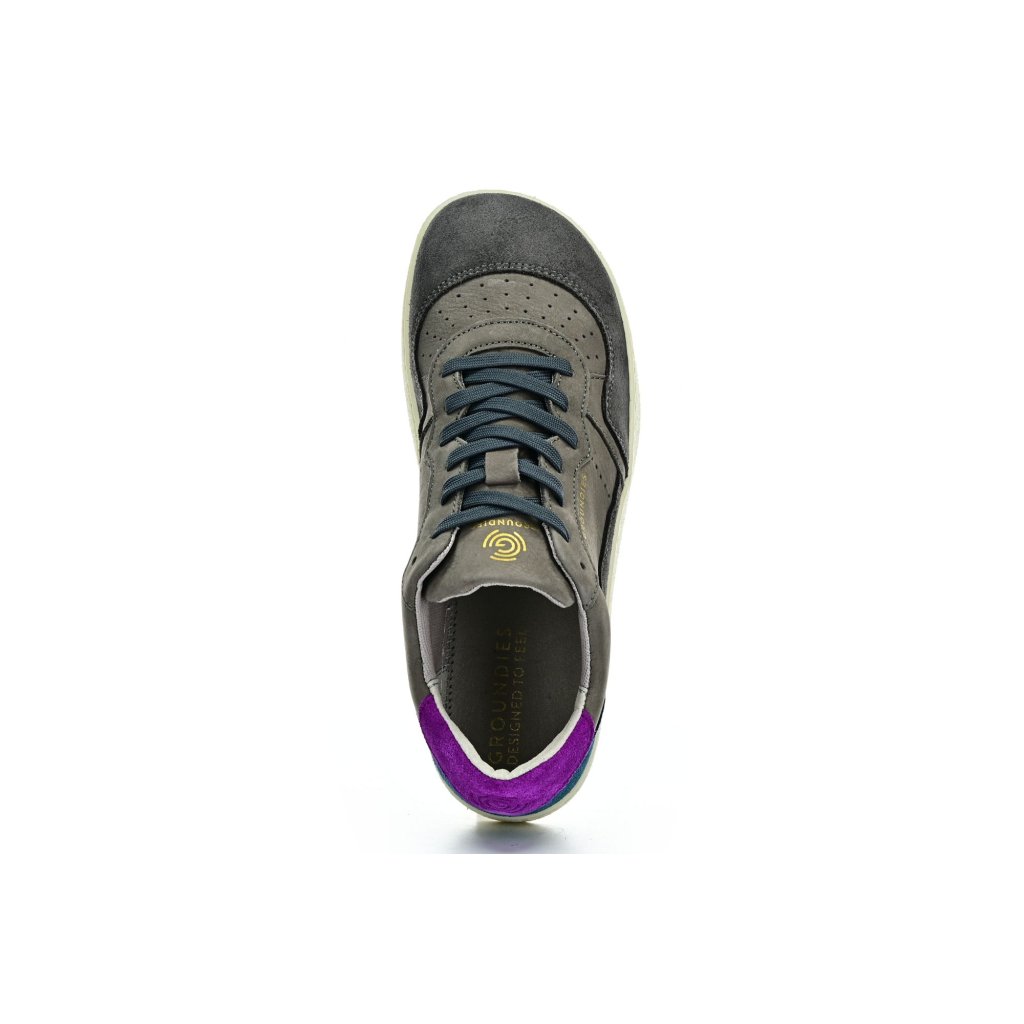 Groundies Nova GS1 Dark Grey/Petrol Barfußsneakers