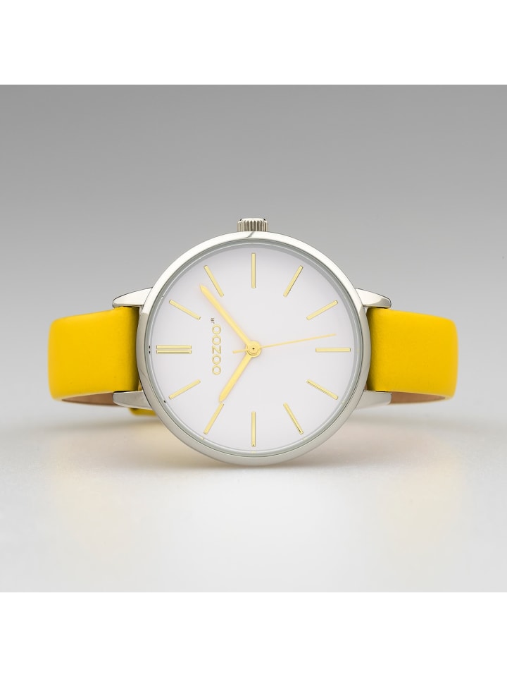 Oozoo Analog-Armbanduhr Oozoo JR gelb mittel (ca. 34mm) günstig kaufen onesize