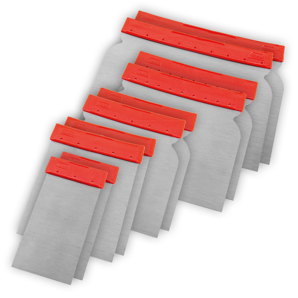 Kraft Werkzeuge Kelle und Spachtel Japanspachtel-Set 10tlg.