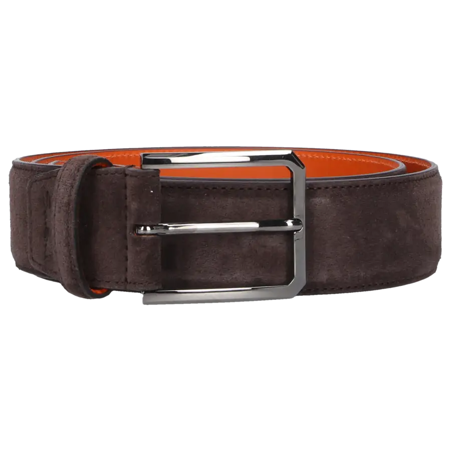 Santoni - Gürtel CM35VC00 Veloursleder - braun