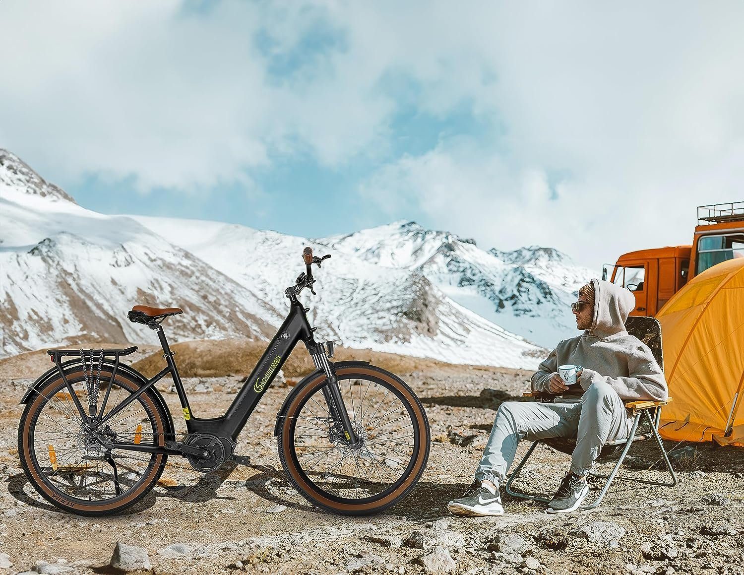 SachsenRAD E-Bike E-SUV CityBike C5R Centro mit Riemenantrieb