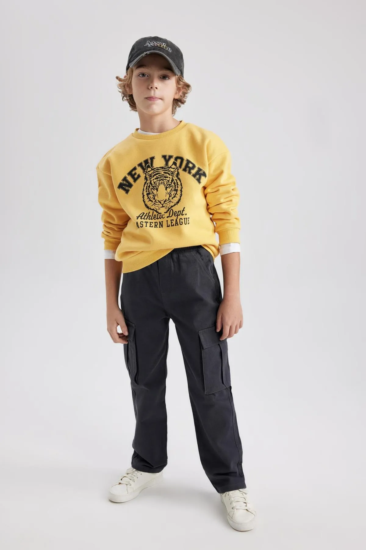 DeFacto  Cargo-Fit-Gabardine-Hose für Jungen
