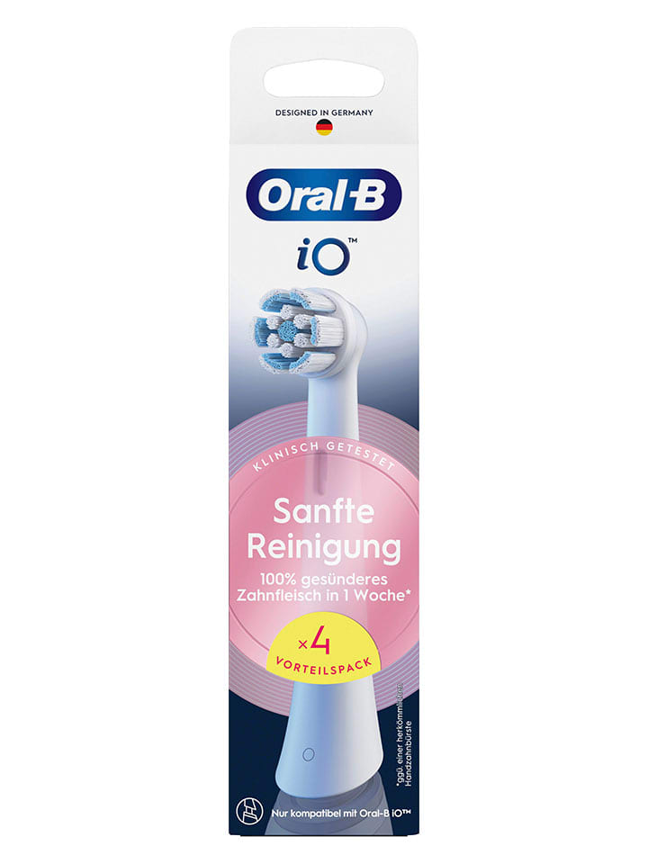Oral-B 4er-Set: Ersatz-Bürstenköpfe 