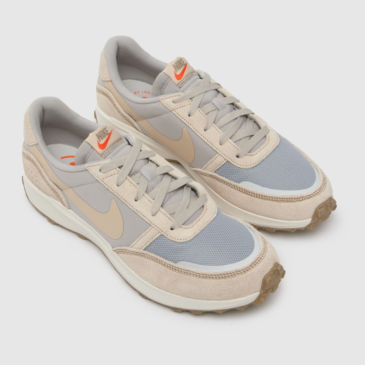 Nike – Våffeldebut – Stenfärgade flerfärgade sneakers