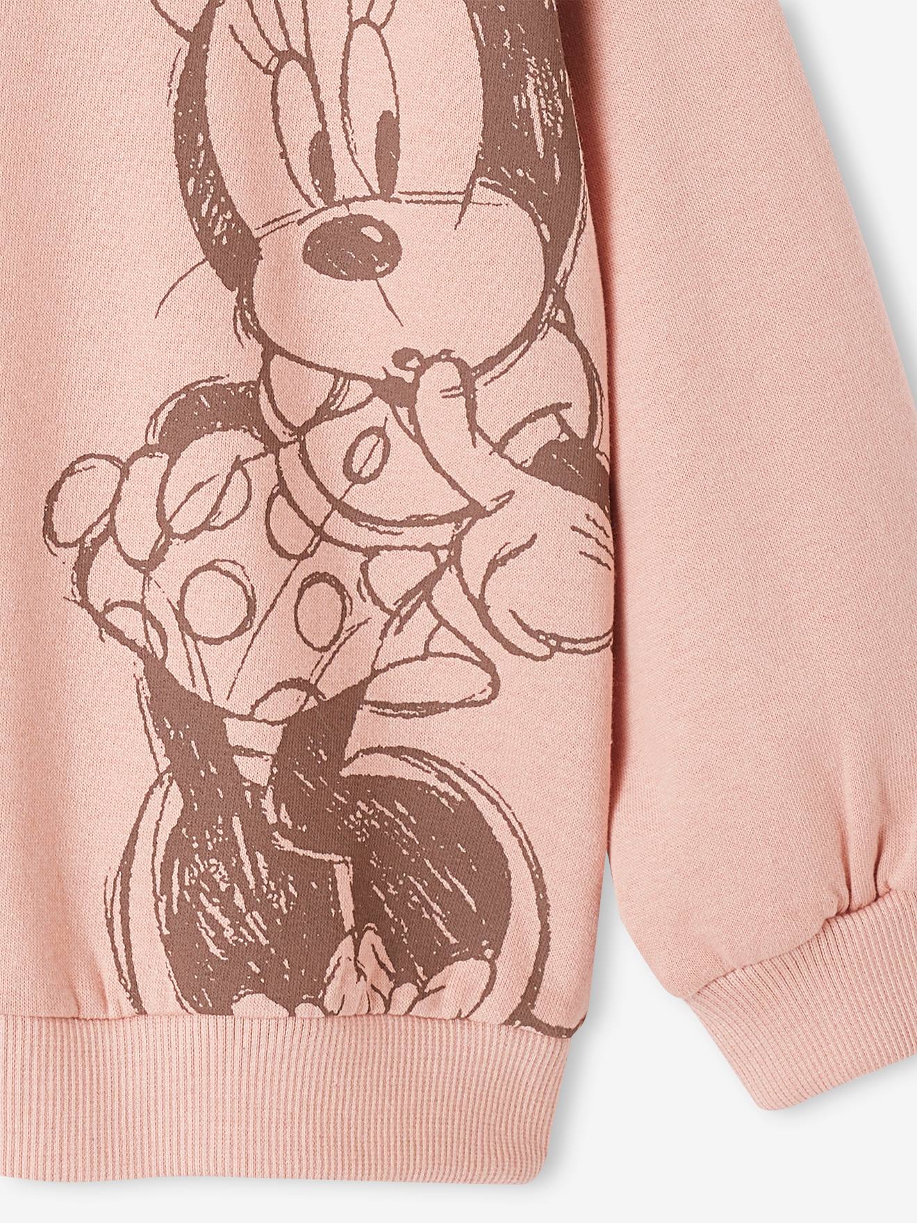 Sweat DS Minnie® fille rose poudré