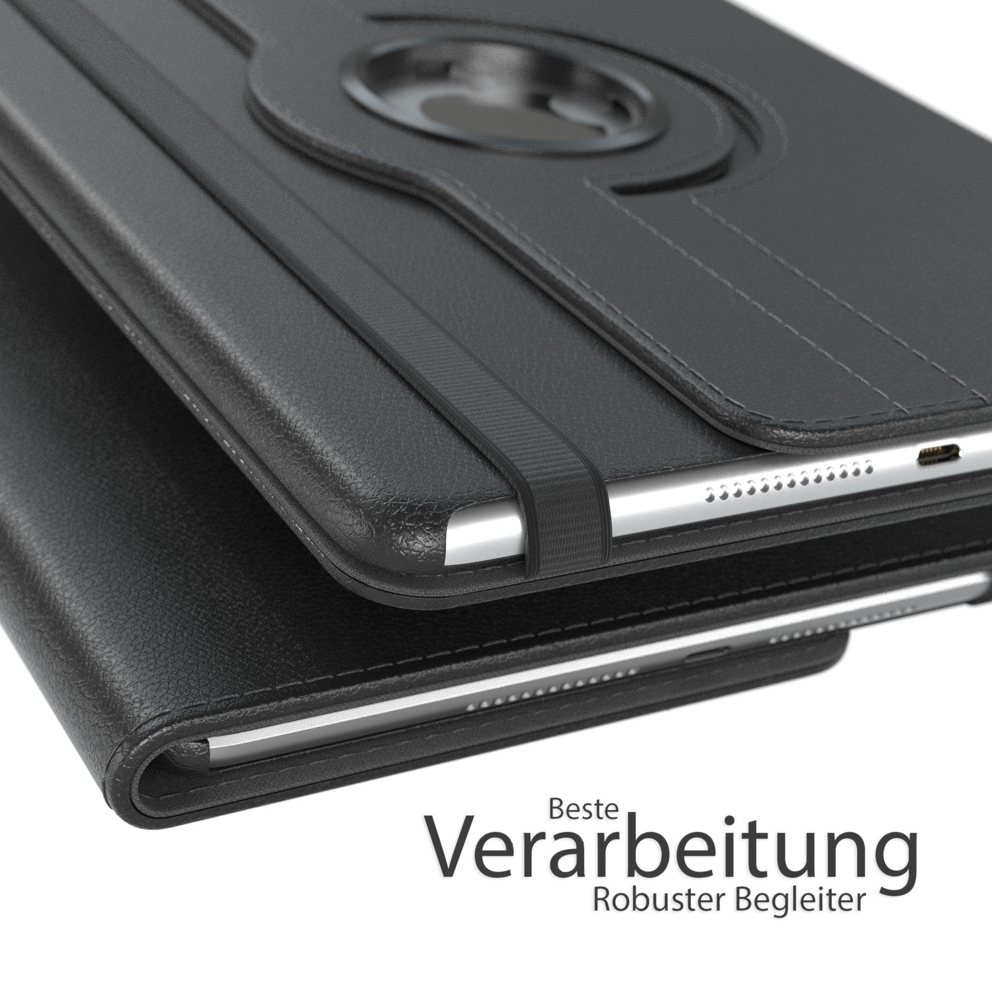 EAZY CASE Tablet-Hülle Rotation Case für Apple iPad 7./8./9. Gen. 10,2 Zoll, Hülle 360° drehbar mit Standfunktion Etui Anti-Kratz Tasche Schwarz