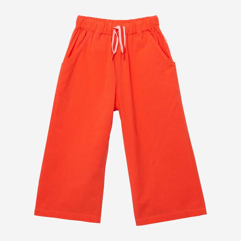 Pantalon fille large orange Catimini