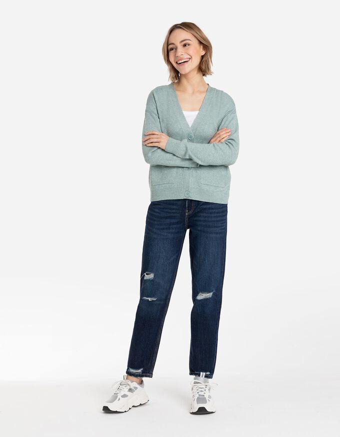 Cardigan - Viskose-Mix