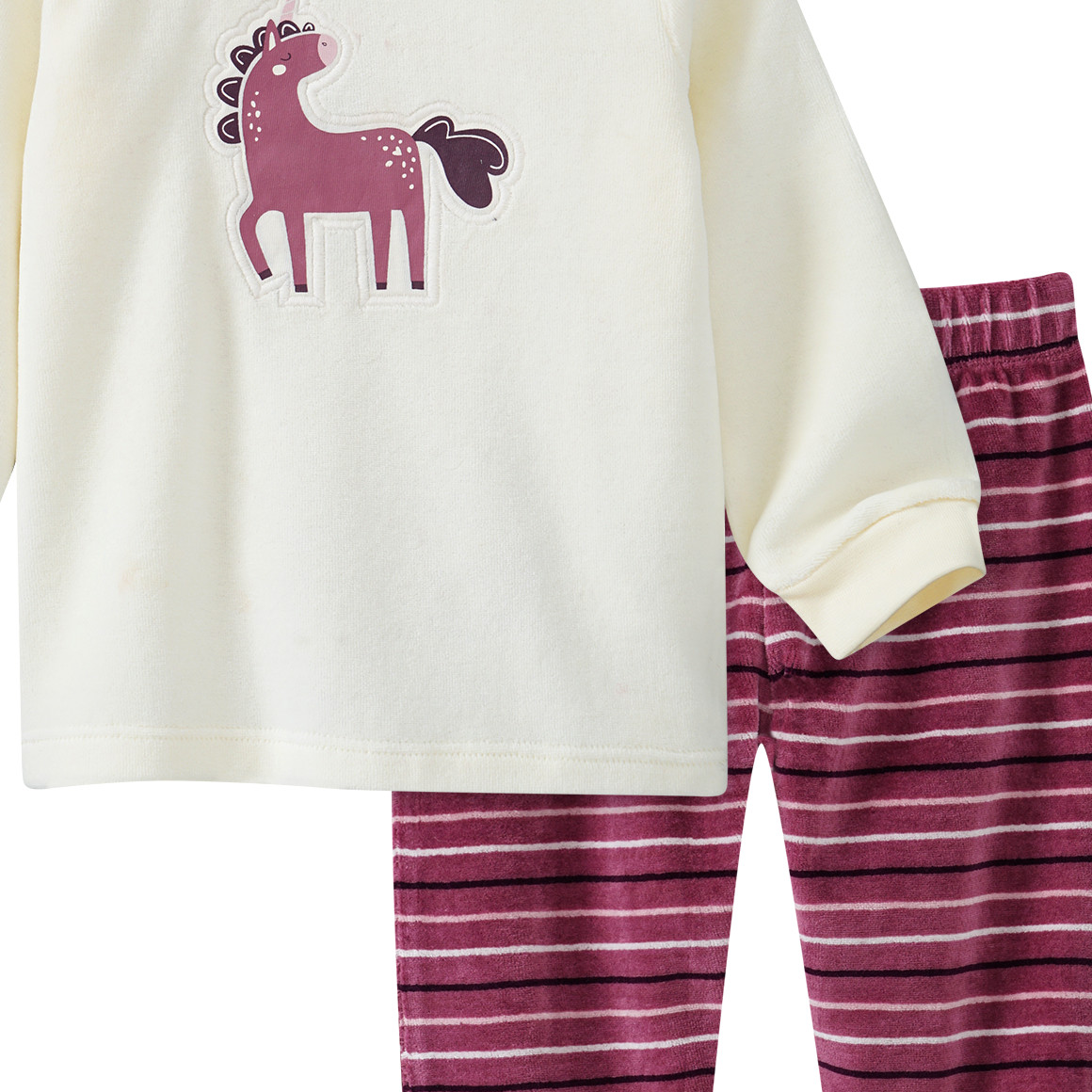 Baby Schlafanzug mit Einhorn-Applikation