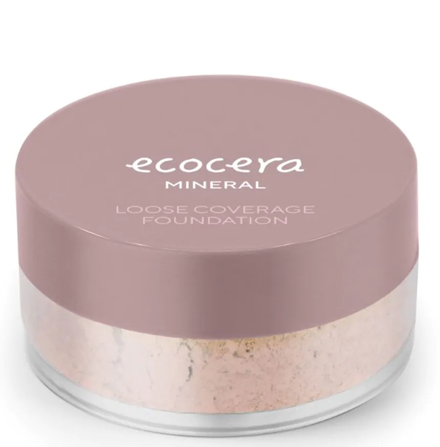 Ecocera Loose Mineral Foundation με Θερμή Κάλυψη W5.0 Rio