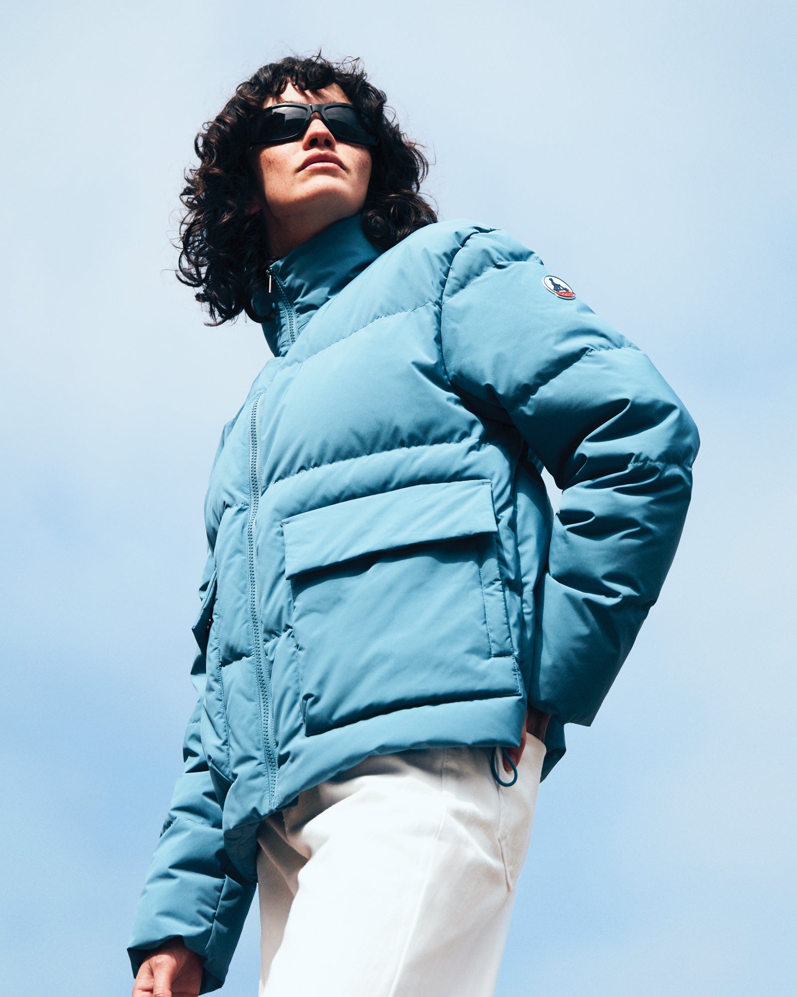 Doudoune Grand Froid Bleu froid Shenzen