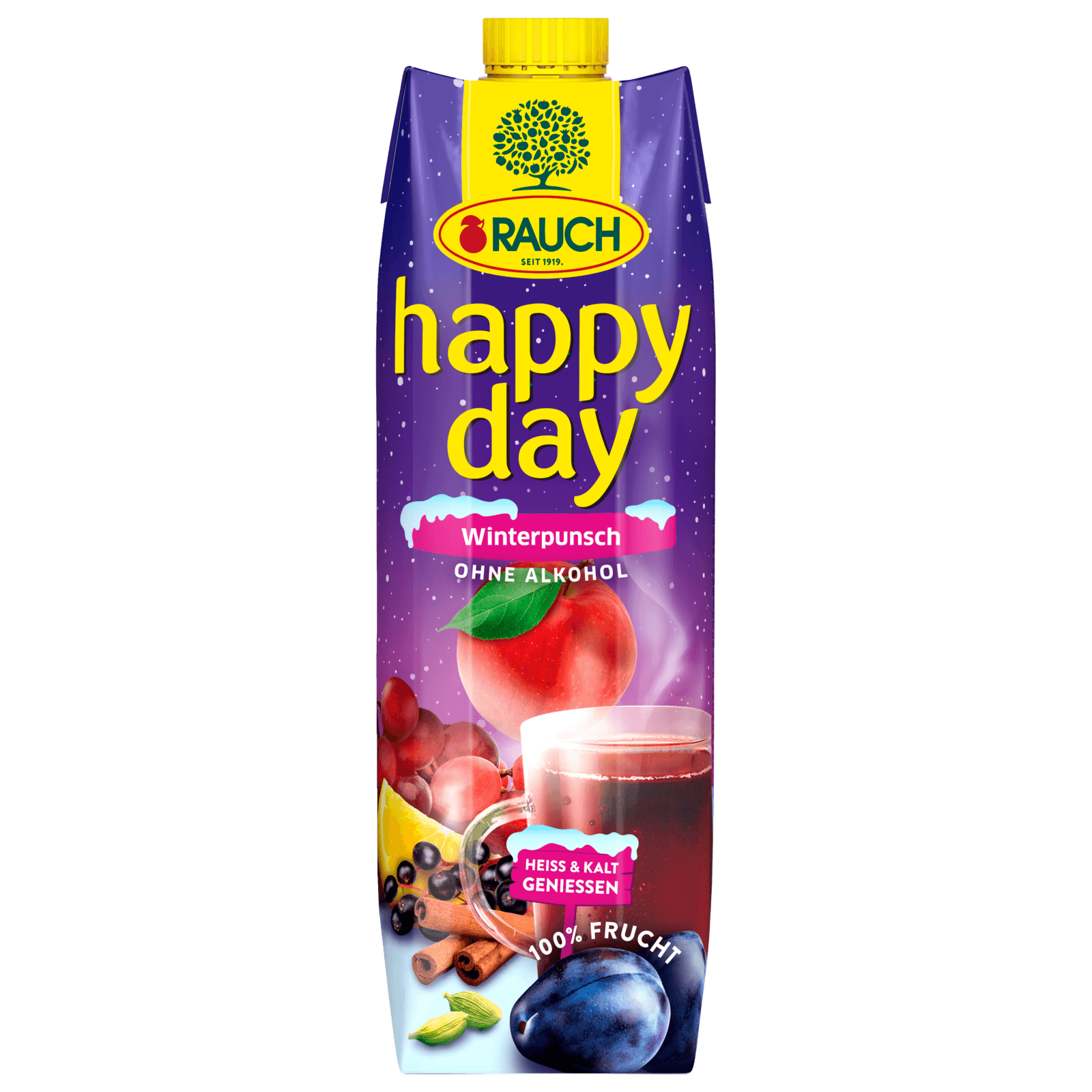 Rauch Happy Day Winterpunsch Pflaume & Holunder 1l