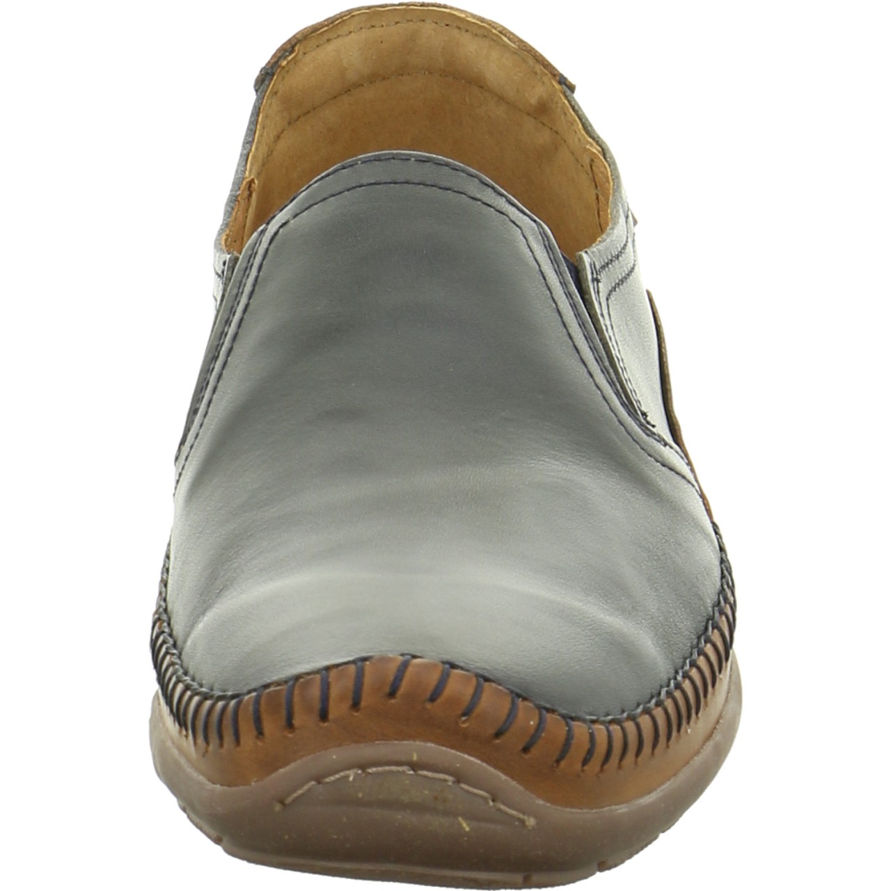 PIKOLINOS Komfort Slipper blau navyblue/cuero