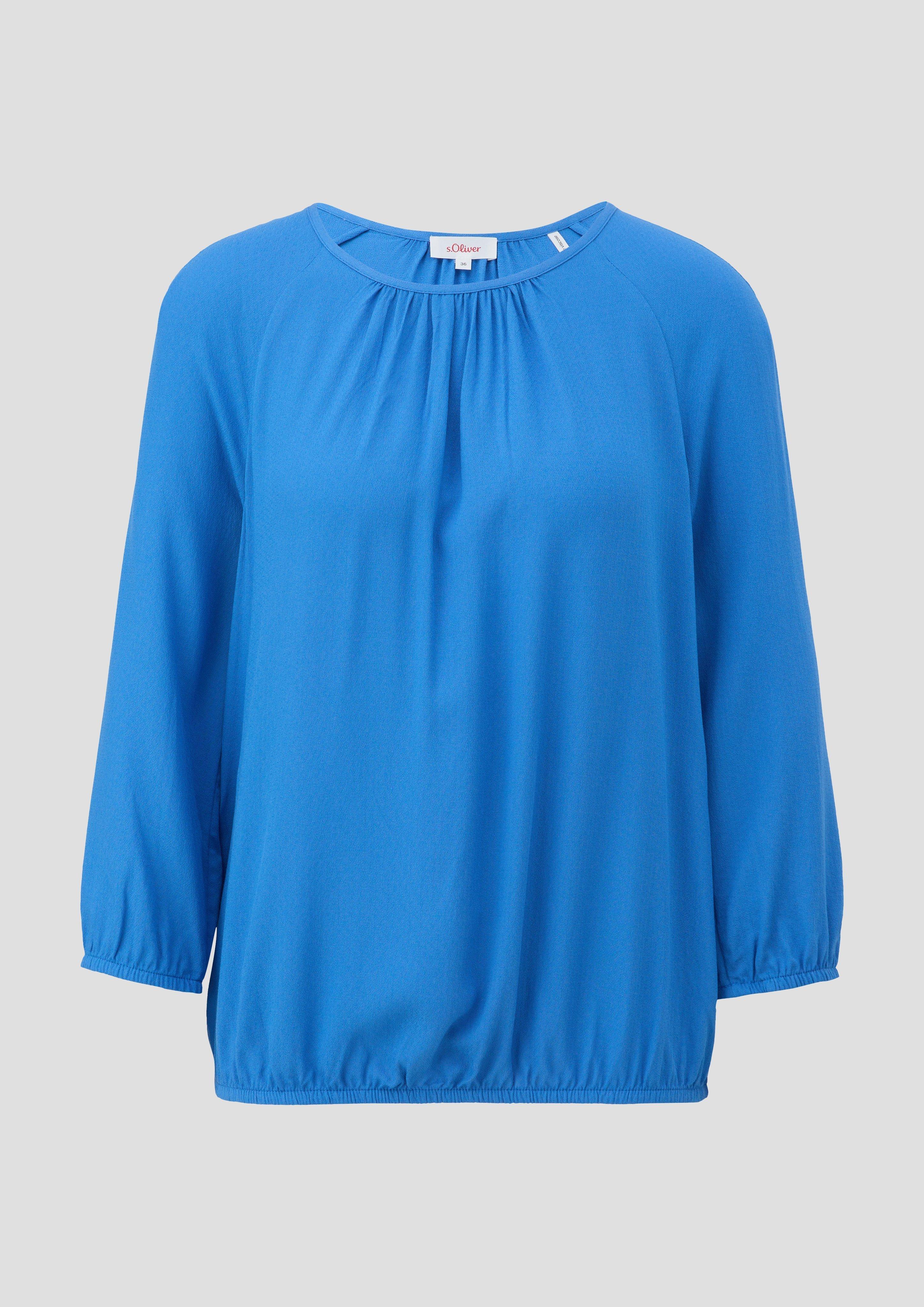 Jacquard-Bluse aus reiner Viskose  2145166-5531