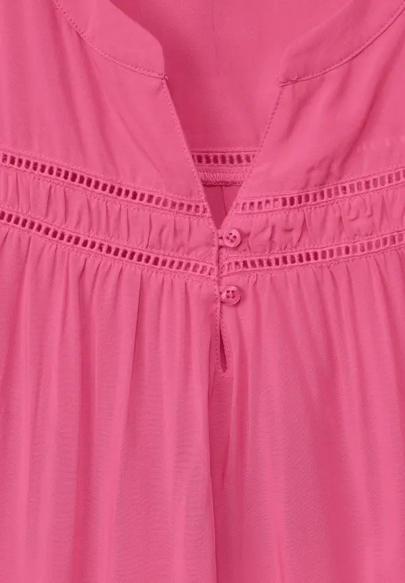 Street One Viskosebluse mit Häkeldetail