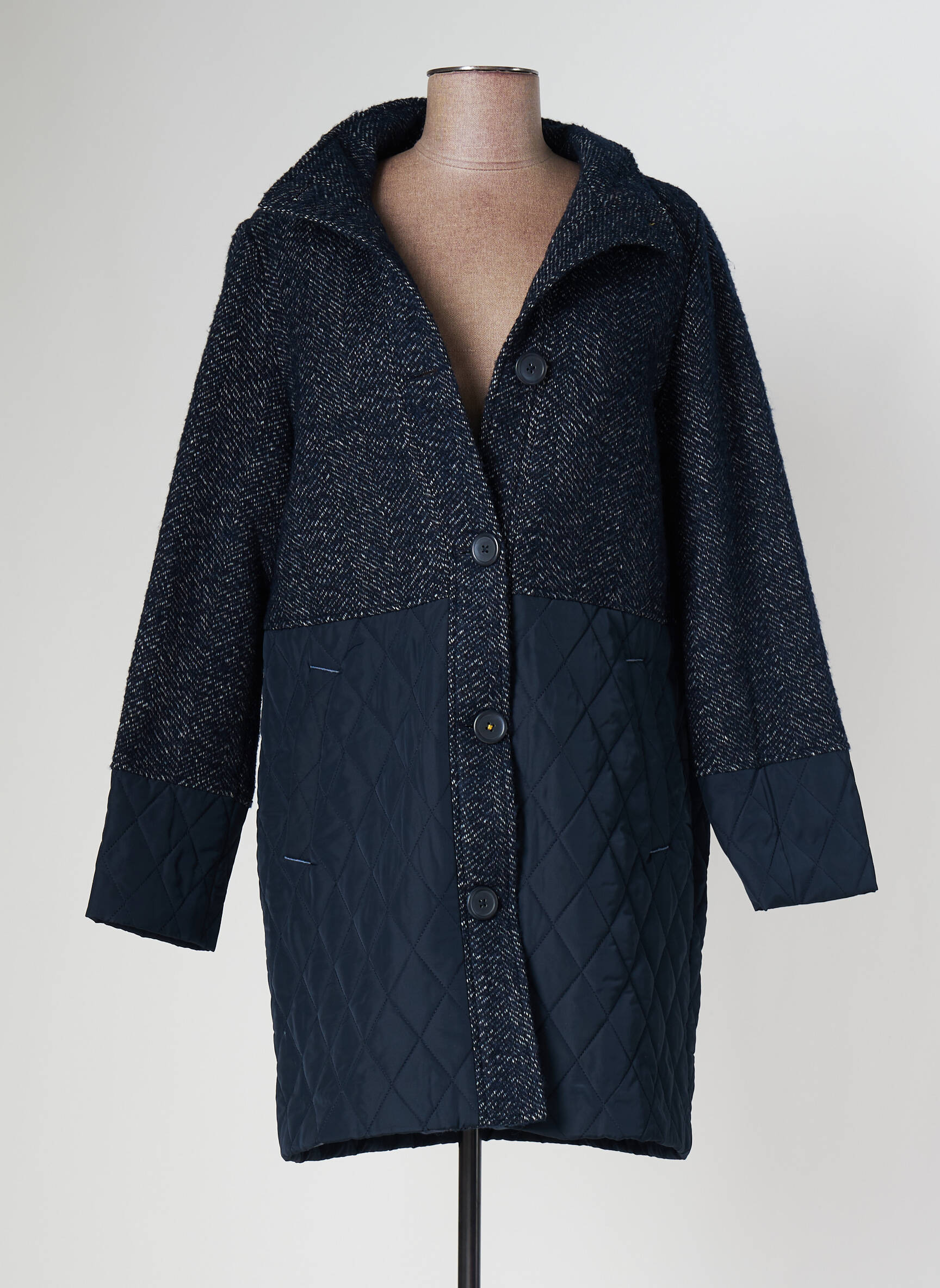 White Stuff Manteaux Longs Femme couleur bleu