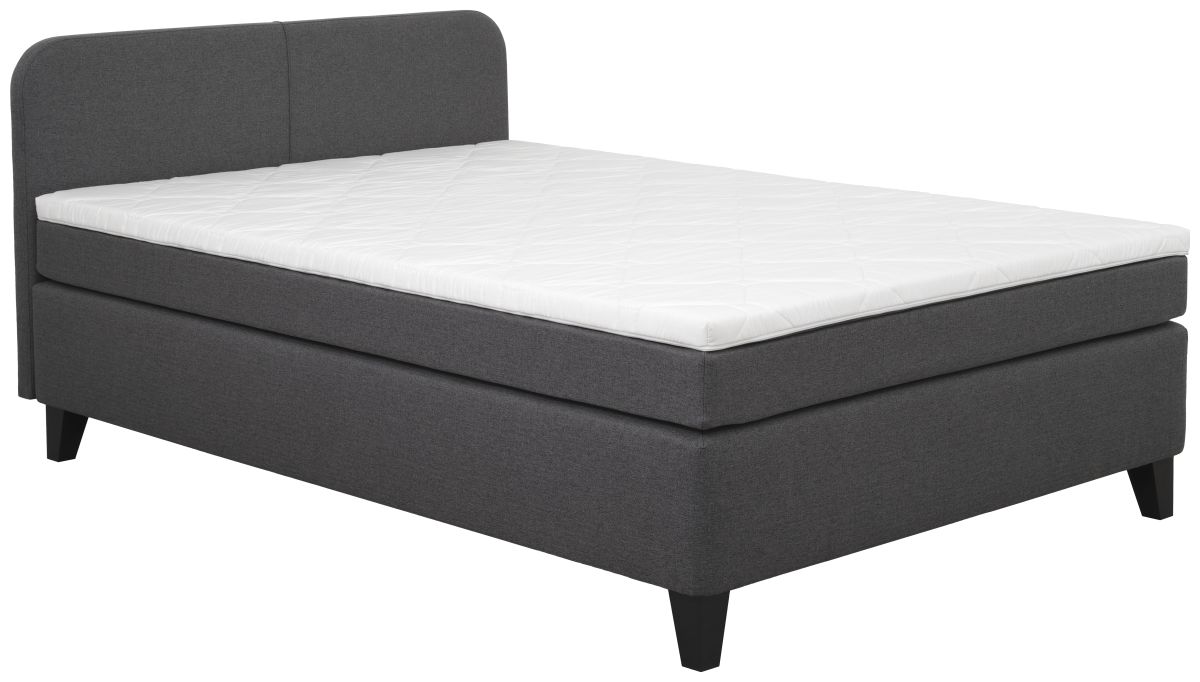Sun Garden Boxspringbett Joliet Anthrazit 140 x 200 cm