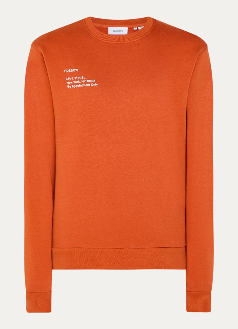 Les Deux Neighborhood sweater with front and back print