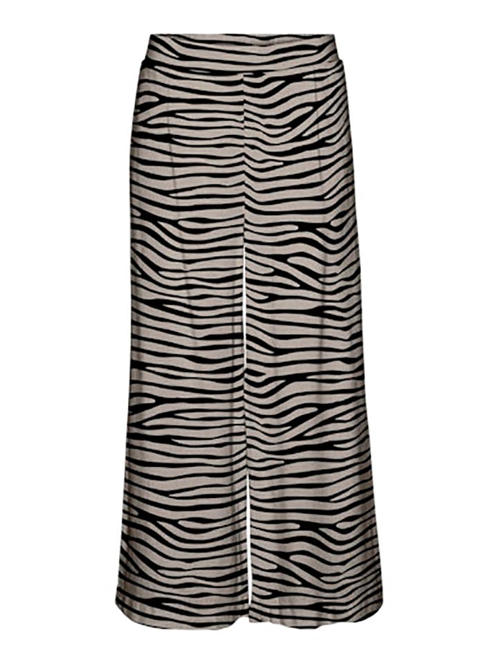 Vero Moda Hose in Schwarz/ Beige günstig kaufen