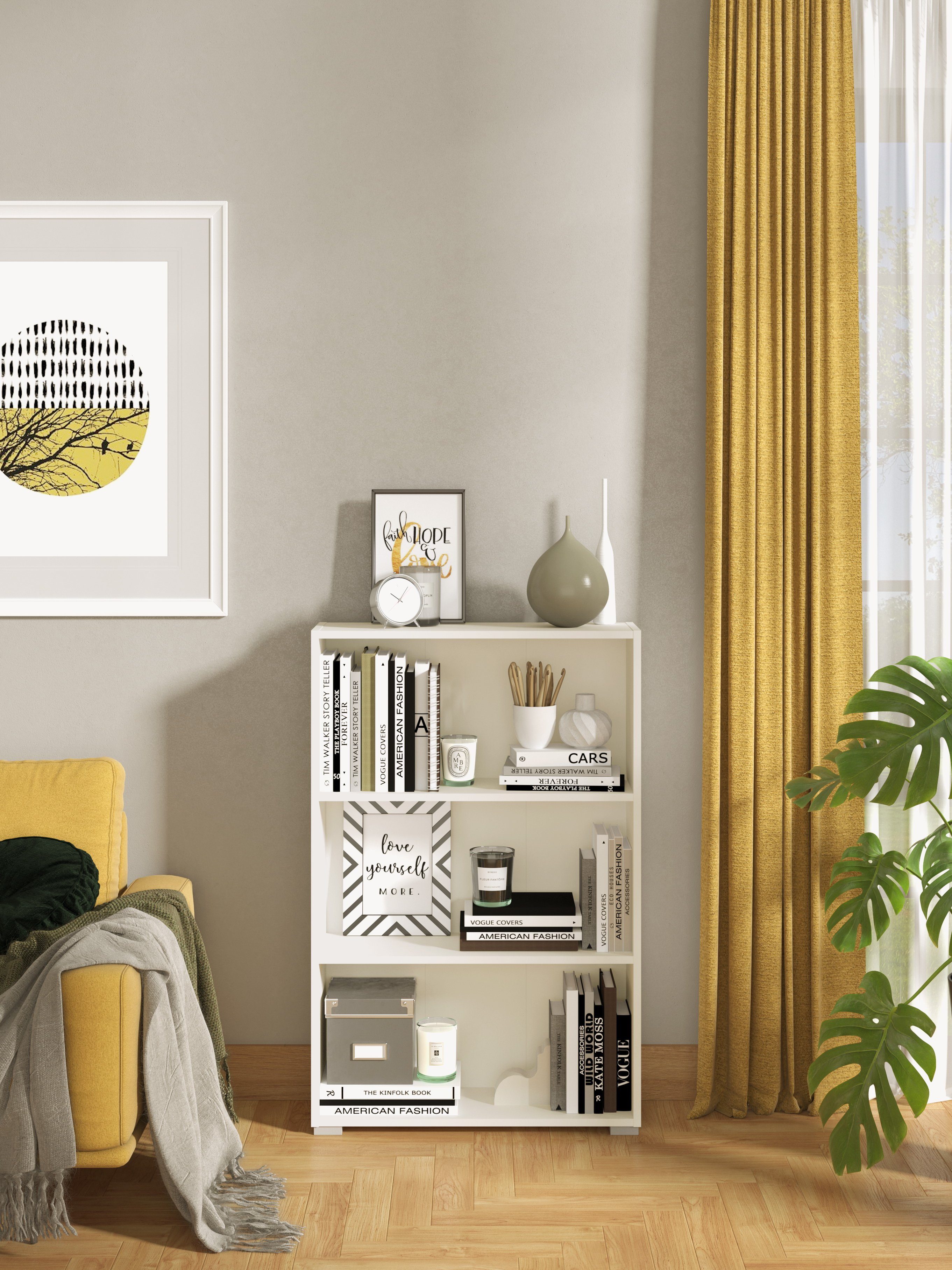 INOSIGN Aktenregal Tomar, Bücherregal für ein aufgeräumtes Home Office