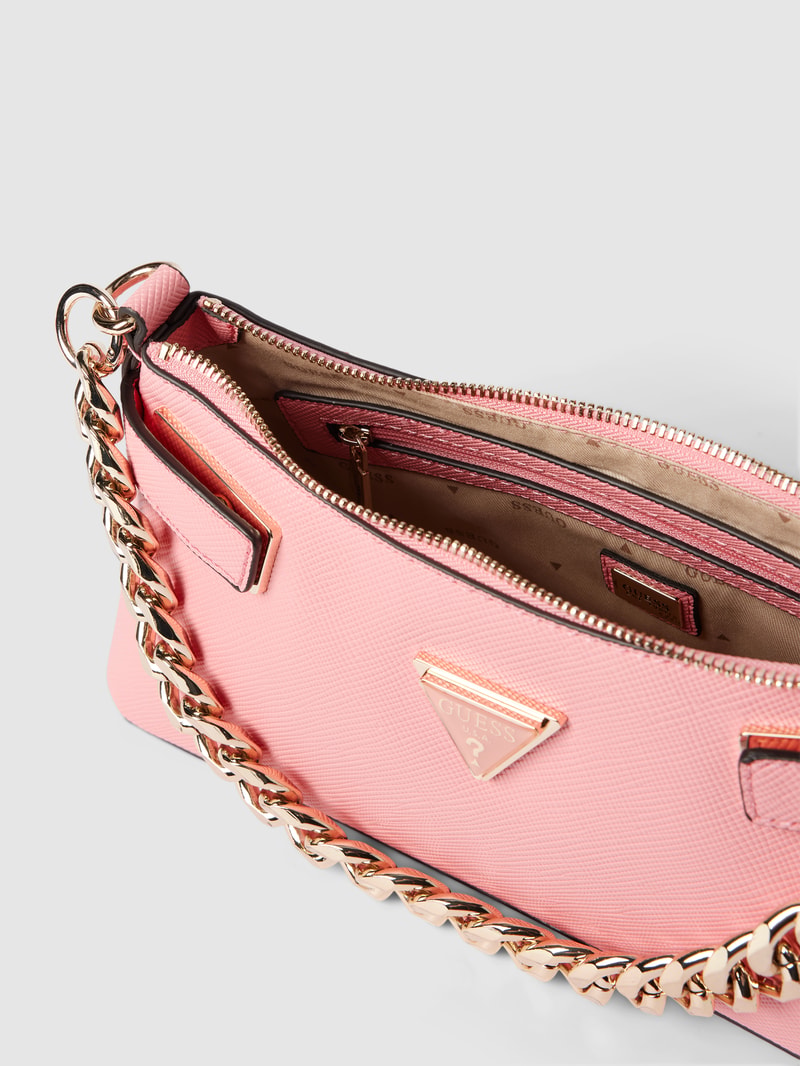 Schultertasche in Gliederketten-Optik Modell 'MATILDE' in pink