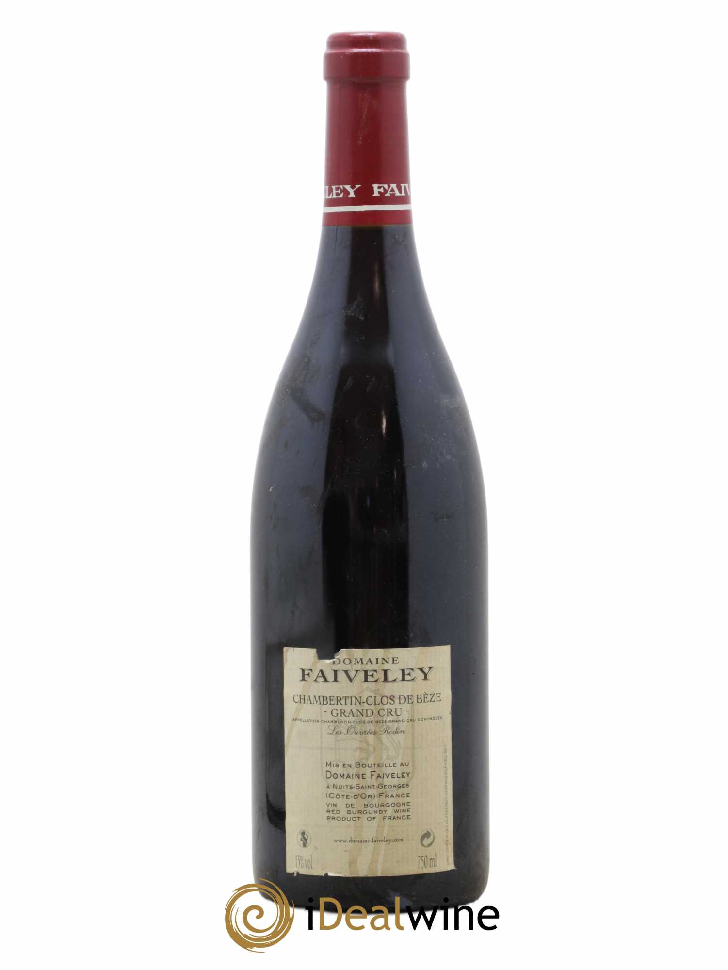 Chambertin Clos de Bèze Grand Cru Les Ouvrées Rodin Faiveley  2011 - Lot de 1 Bouteille